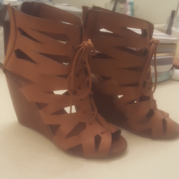 MIA Shoes - Gladiator wedges